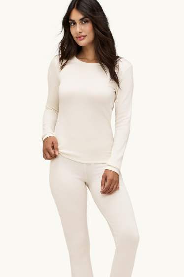 Damen - Thermo-Unterziehhose - THERMOLITE® - cremeweiß