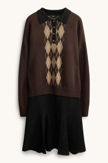 Women - Dress - brown