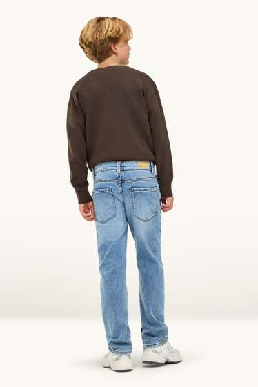Kinder Jungen - Straight Jeans - Thermojeans - LYCRA® - jeansblau