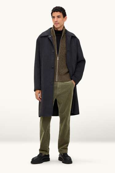 Herren - Cord-Chino - Regular Fit - dunkelgrün