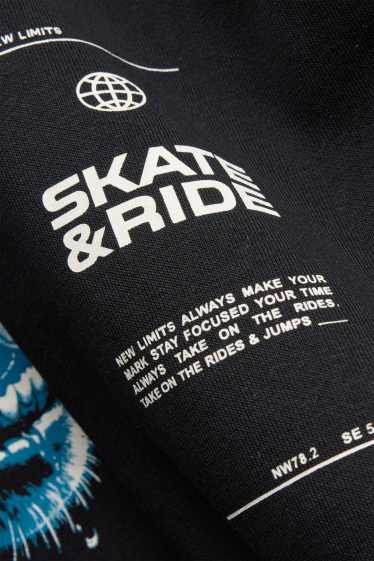 Enfants garçons - Sweat - noir / turquoise