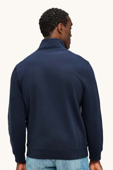Heren - Sweatshirt - donkerblauw