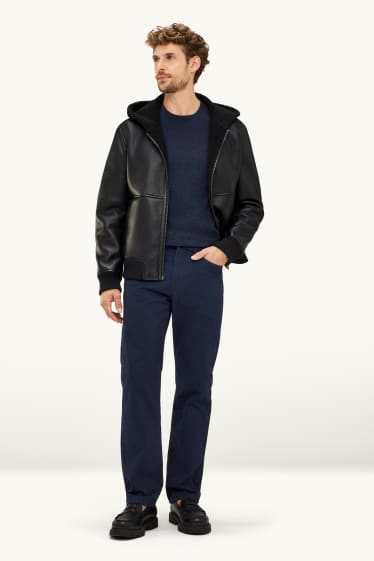 Men - Thermal trousers - regular fit - dark blue