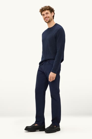 Men - Thermal trousers - regular fit - dark blue