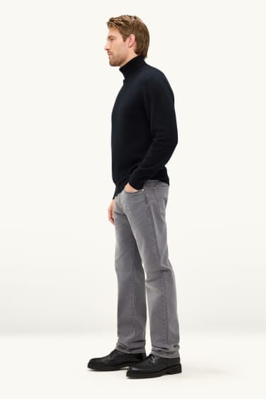 Hommes - Straight jean - jean chaud - jean gris foncé