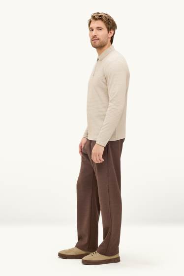 Herren - Chino - Relaxed Fit - braun