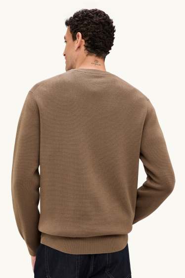 Hommes - Pull - marron