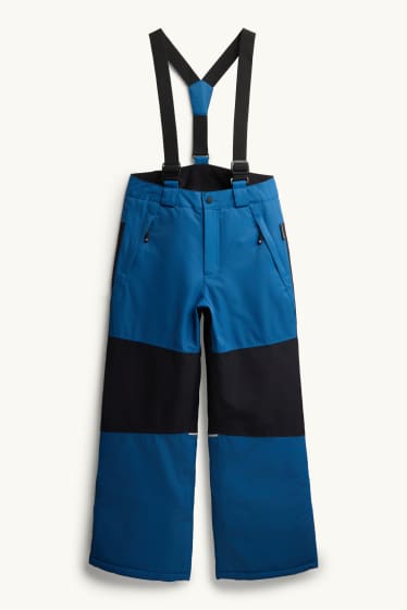 Kinderen: jongens - Skibroek - blauw / zwart