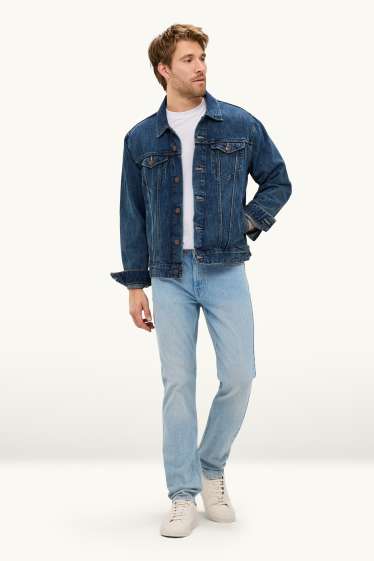 Hommes - Slim jean - LYCRA ® - jean bleu clair