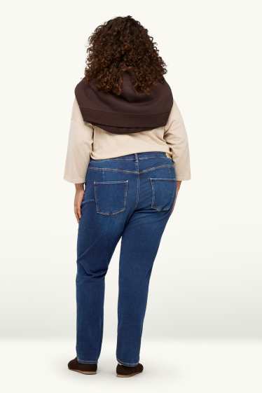 Women - Slim jeans - mid-rise waist - shaping jeans - LYCRA® - blue denim