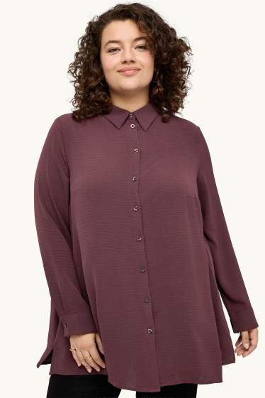 Women - Shirt blouse - purple