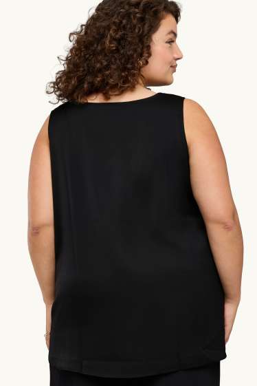 Donna - Blusa smanicata - nero