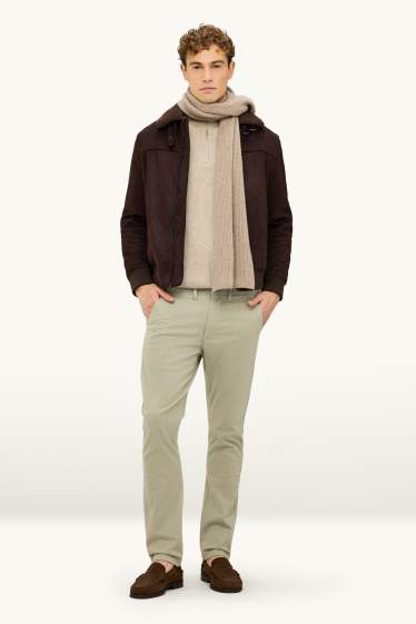 Hombre - Chinos - slim fit - Flex - verde claro