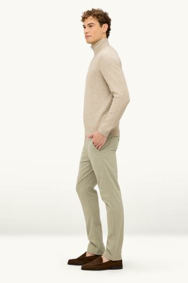 Hombre - Chinos - slim fit - Flex - verde claro