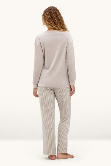 Femmes - Pyjama d’hiver - beige