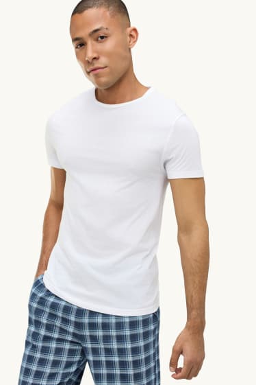 Uomo - Confezione da 2 - pantaloni pigiama - blu