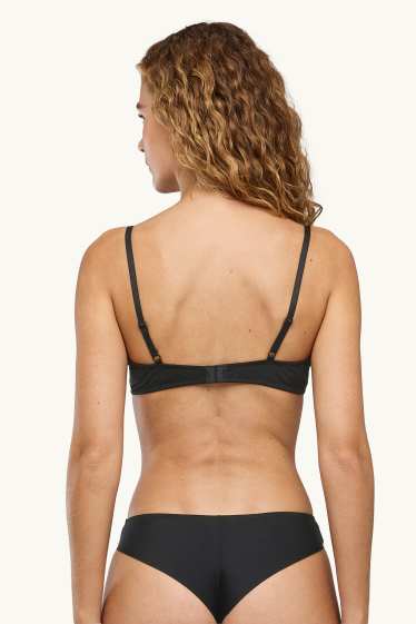Femmes - Culotte brésilienne - noir / rouge