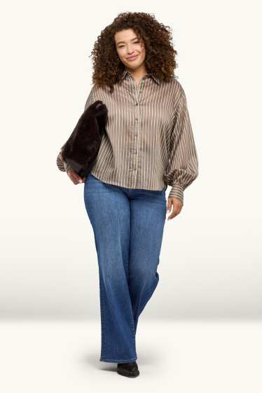 Femmes - Wide leg jean - high waist - LYCRA® ADAPTIV Fiber - jean bleu