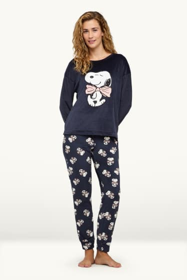 Femmes - Pyjama - Snoopy - bleu foncé