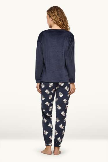 Femmes - Pyjama - Snoopy - bleu foncé