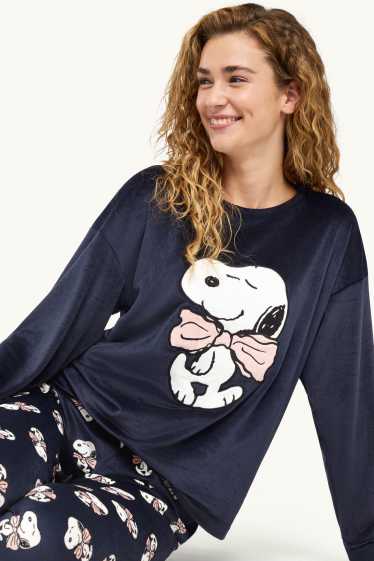 Femmes - Pyjama - Snoopy - bleu foncé