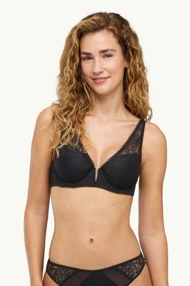 Mujer - Sujetador con aros - PLUNGE - con relleno - negro