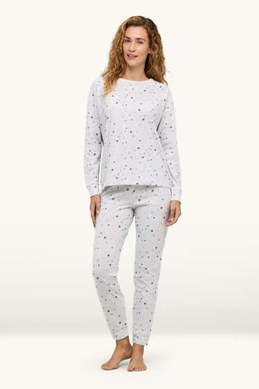 Dona - Pijama - amb estampat - gris clar jaspiat