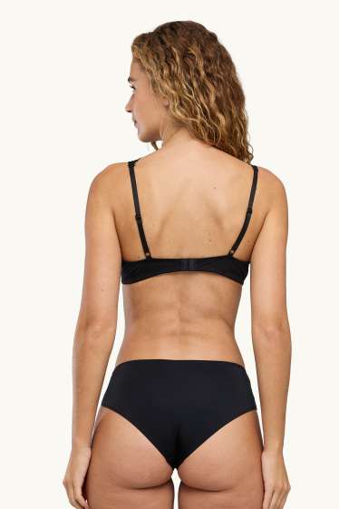 Femmes - Shortys - bordeaux / noir