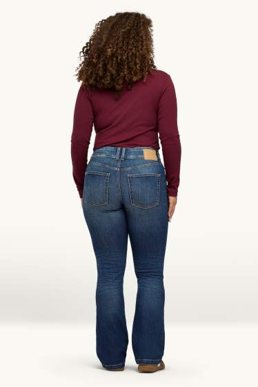 Femmes - Bootcut jean - mid waist - jean bleu