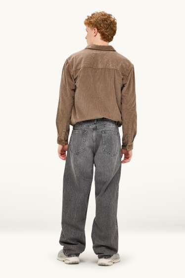 Hommes - Jean baggy - jean gris foncé