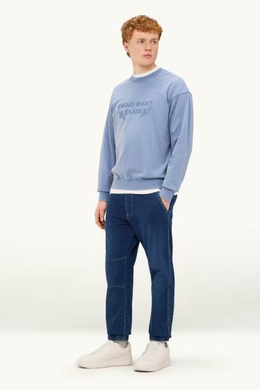 Home - Tapered jeans - LYCRA ® - texà blau fosc