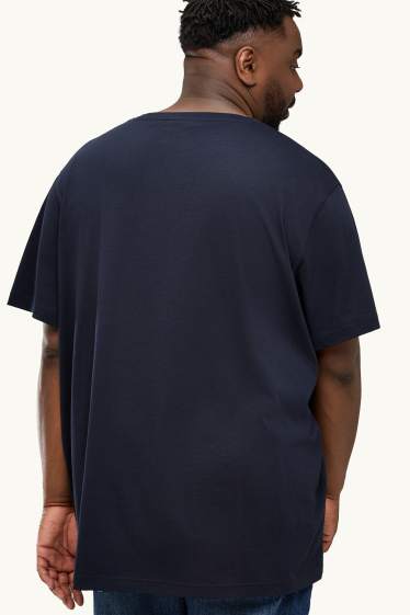 Bărbați - Tricou - regular fit - albastru închis