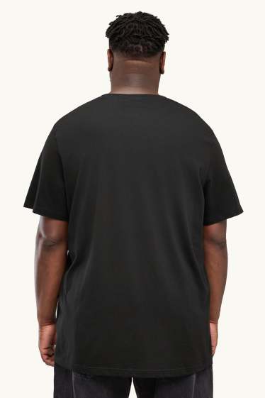 Pánské - Tričko - regular fit - černá