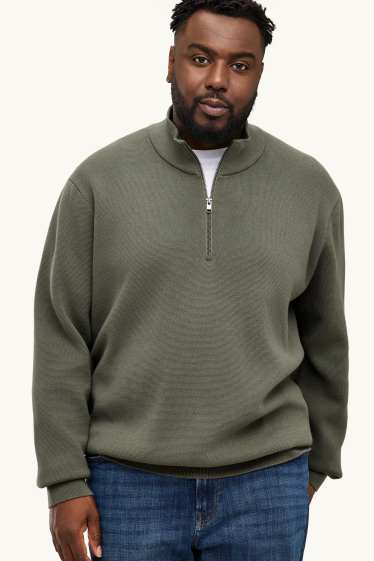 Hommes - Pull - kaki