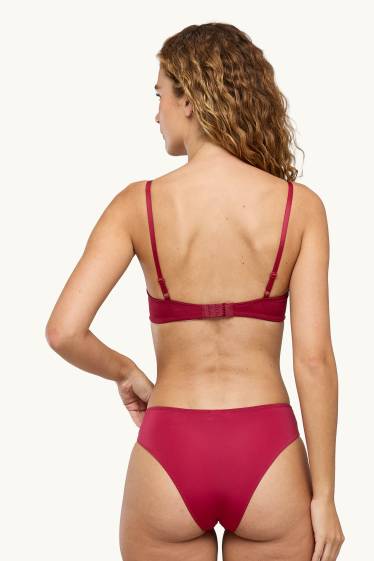 Femmes - Culotte - rouge foncé