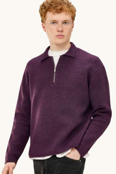 Hommes - Pull - violet