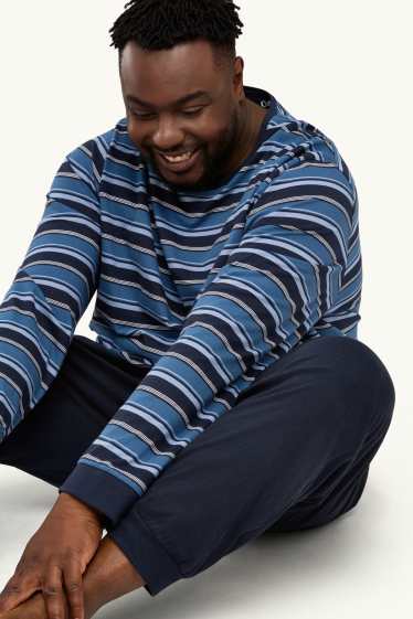 Men - Pyjamas - blue / dark blue