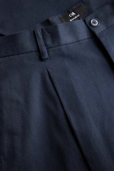 Herren - Baukasten-Hose - Regular Fit - Stretch - dunkelblau