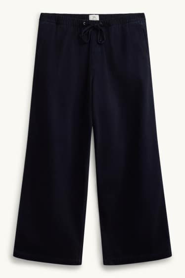 Femei - Pantaloni - denim-albastru închis