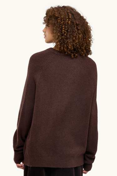 Donna - Maglione - marrone scuro