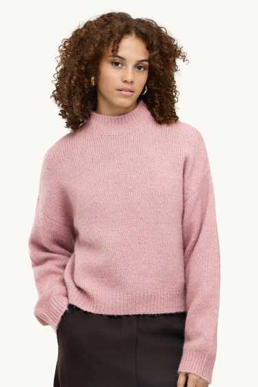 Femmes - Pull - rose clair