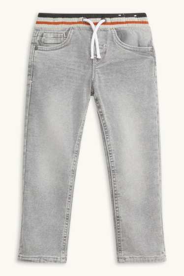 Bambini - Straight jeans - jeans termici - LYCRA® - jeans grigio chiaro