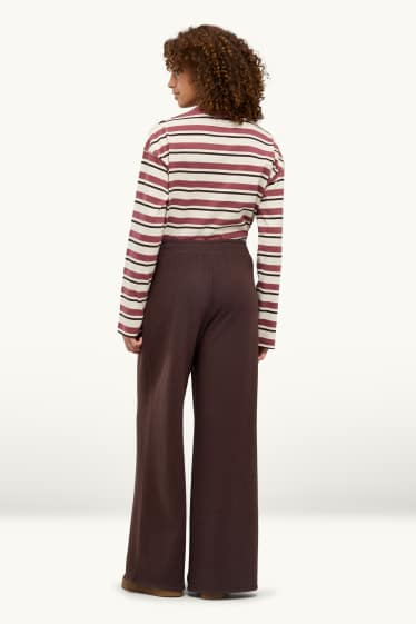 Femmes - Pantalon de jogging - marron foncé