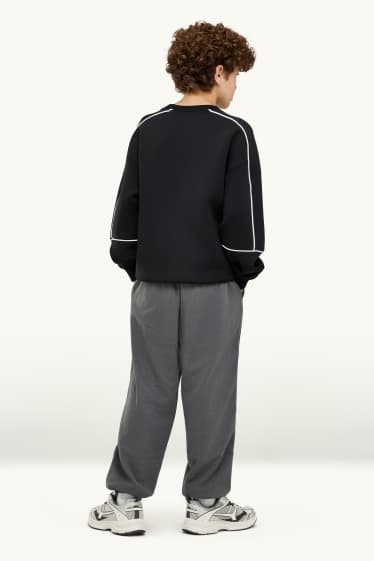 Enfants garçons - Pantalon de jogging - gris / noir