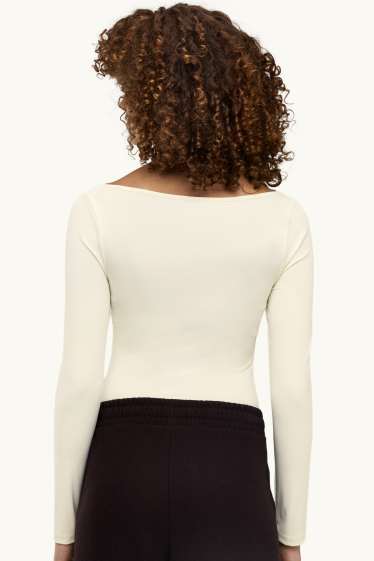 Damen - Body - cremeweiß