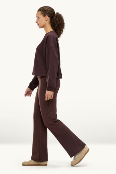 Donna - Pantaloni sportivi - marrone scuro