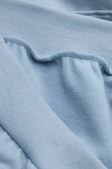 Uomo - Felpa oversize - azzurro