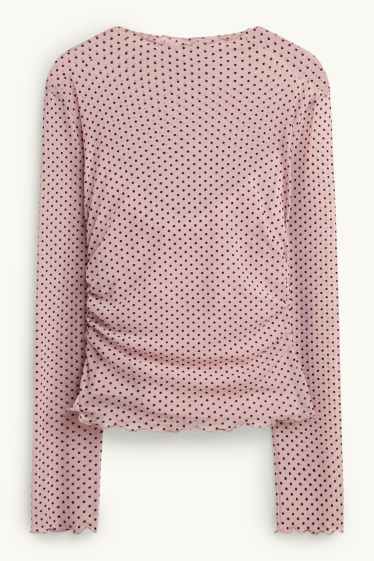 Femei - Tricou - roz / roșu închis