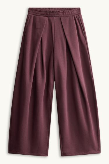 Copii - Fete - Pantaloni de trening - bordo