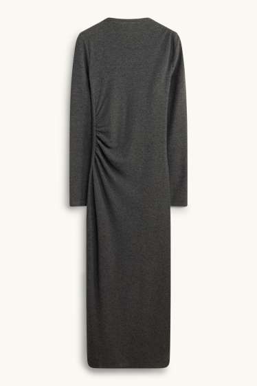 Femmes - Robe Bodycon - gris foncé